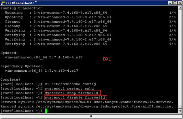 Centos 7 关闭防火墙
