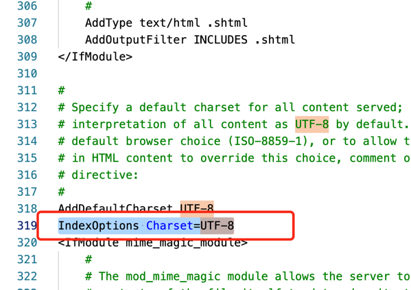 Apache httpd列出目录列表中文乱码的解决办法